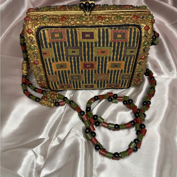Mary Frances Beaded Geometric Mini Bag - Picture 6 of 9